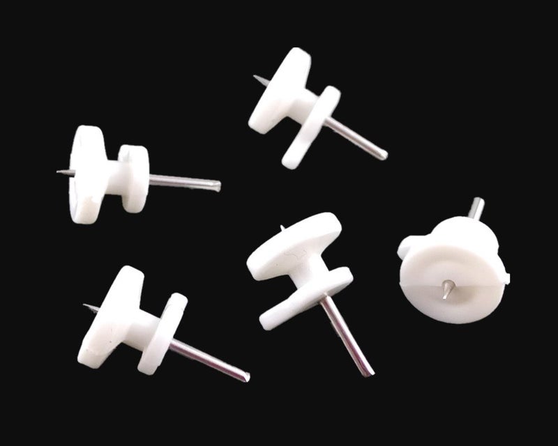 yueton 50pcs Mini Wall Mount Non-Mark Hooks Picture Photo Frame Hangers - Image 2